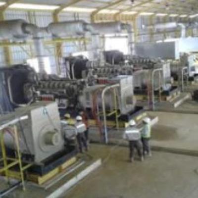 Grupos geradores a diesel de 10 × 1,5MW da Indonésia