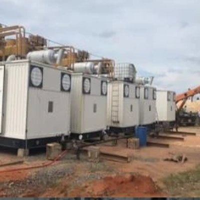 Nigéria 20 × 600kW, 2 × 500kW Grupos geradores a gás natural