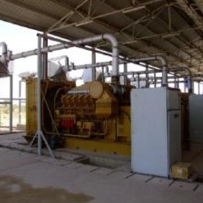 Grupos geradores a diesel Chad 5×1000kW